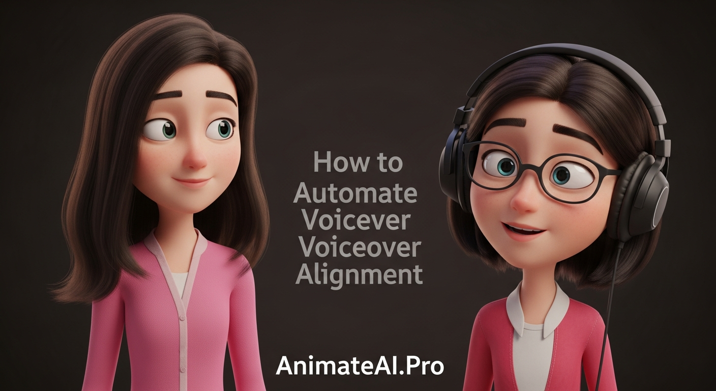 How to Automate Voiceover Alignment in Animated Videos