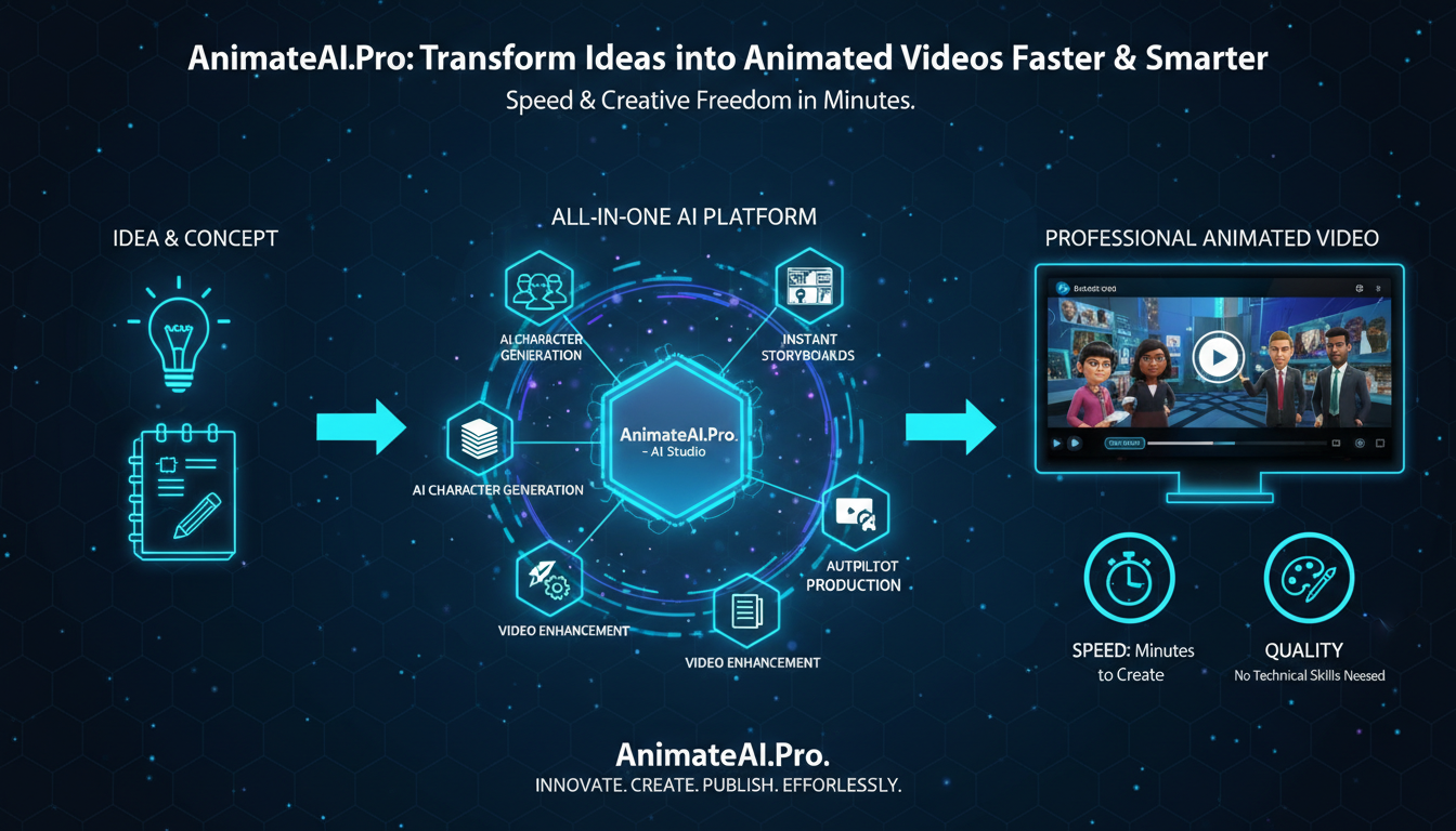 How Does AnimateAI.Pro Animate Ideas Faster